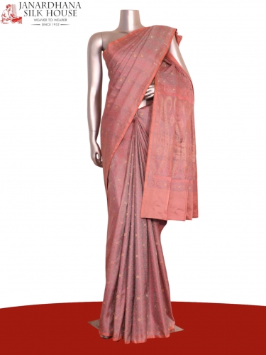 Exquisite Handloom Jamawar Tanchoi Silk Saree-Master Weaves